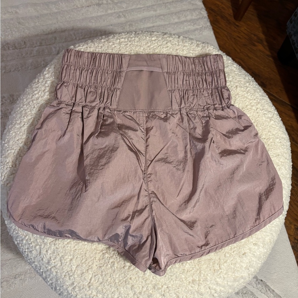 Free People Mauve High-Waisted Athletic Shorts